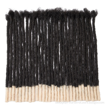 100% Real Human Hair Dreadlock Extensions vendors,Full Head Handmade 0.8cm-1.2cm Thickness Wholesale Human Dreadlocks Extensions